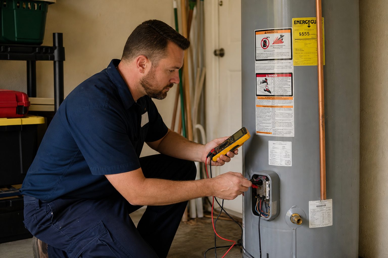 Water heater diagnosis and repair
